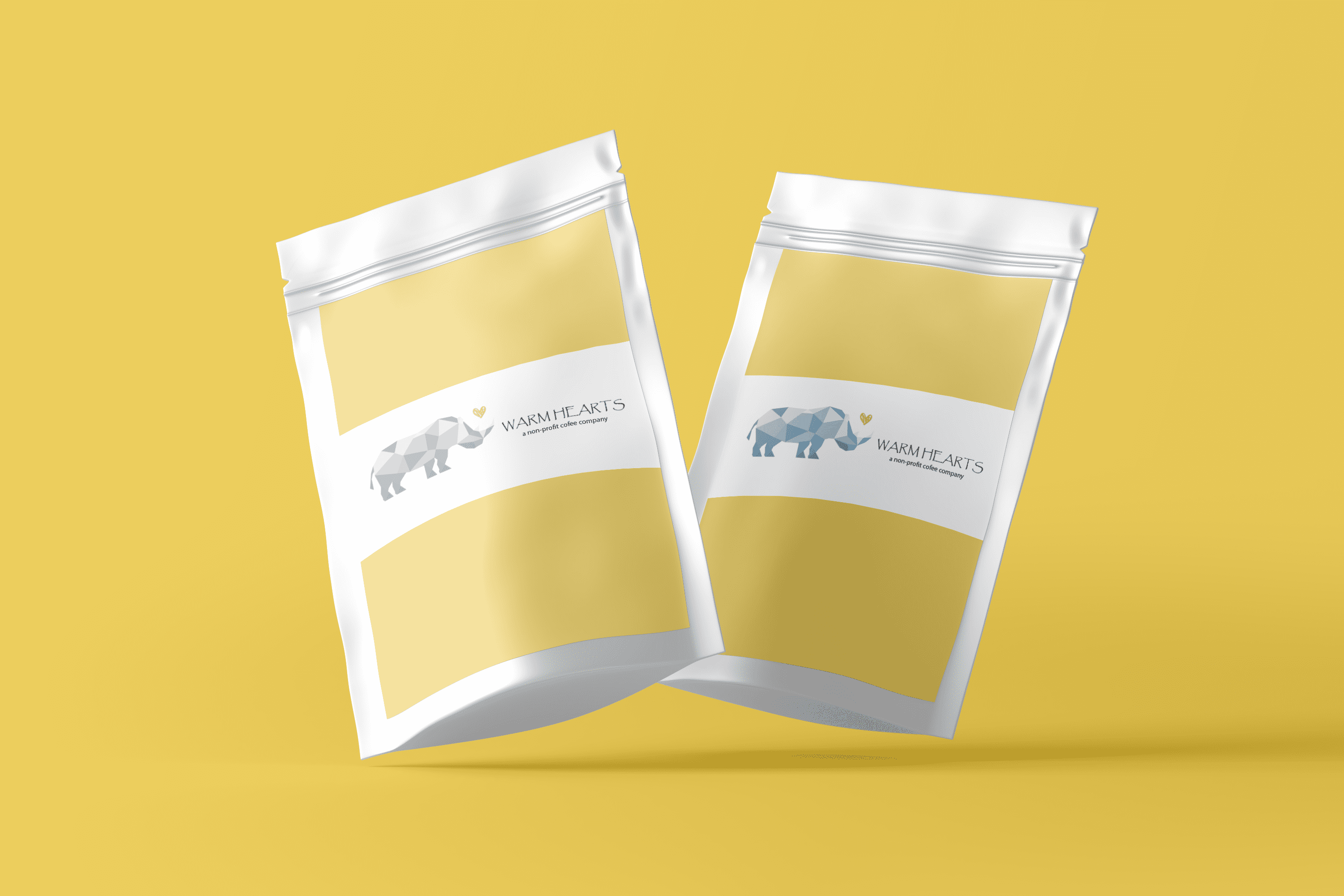As a student at a Japanese university, I participated in the volunteer project "Warm Hearts." For this project, I created a new logo and came up with a sticker design for coffee packaging.

日本の大学の学生として、「Warm Hearts」というボランティアプロジェクトに参加しました。このプロジェクトのために、新しいロゴを作成し、コーヒーパッケージ用のステッカーデザインを考案しました。